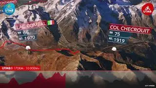 UTMB&reg; 2018 3D route preview