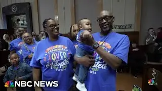 17 children adopted at Texas courthouse on National Adoption Day