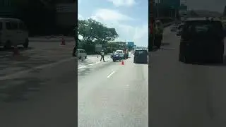 Car accident | be careful driving | #travel #singapore #youtubeshorts