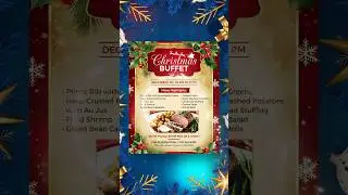 Free Christmas Flyer Templates!🎄 #christmas #xmas #flyers #template #free #xmasiscoming