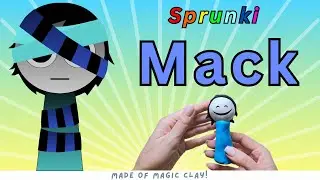 Mack Sprunki from horror phase toy from clay! #incredibox #sprunki #clayart #clay #claycrafts