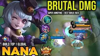 NANA BEST BUILD 2025 | BUILD TOP 1 GLOBAL NANA GAMEPLAY | MOBILE LEGENDS✓