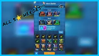 IDLE MANIA!! Gameplay / Walkthrough 20 - ALL 5 STAR HEROES!! (iOS & Android)