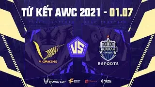 V GAMING vs BURIRAM UNITED ESPORTS | VGM vs BRU - TỨ KẾT AWC 2021 - NG&Agrave;Y 1/7