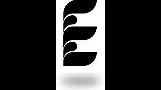How to design E logo in adobe illustrator #logo #designing place