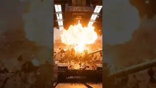 hydraulic press Vs TANK war #hydraulicpress