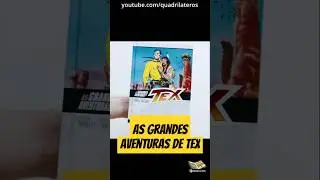 As grandes aventuras de Tex - Mythos - Reviews em 1 min. #shorts #quadrilateros #comics #gibi