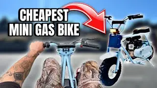 UNBOXING MY NEW MINI GAS BIKE!!