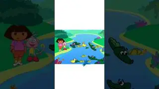 Dore the explorer || crossing Crocodile Lake #kids #nickjr #nickjrespa&ntilde;ol #doratheexplorer