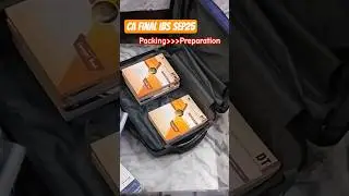 CA Final IBS exam suitcase🧳||#september2025 #cafinal #examcenter #icai #cainter #motivation #funny