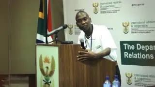 SAIIA DIRCO presentation 10: Paseka Leburu on the recommendations in the Young Leaders Declaration