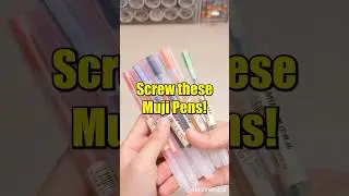 Screw these Muji Pens!😡😡😡 #shorts