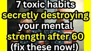 7 Toxic Habits Secretly Destroying Your Mental Strength After 60 (Fix These Now!)
