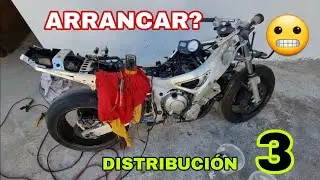 3 YAMAHA R6 TETRIS🛠️ Montar Tensor Distribución e intentar Arrancar 🚀