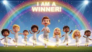 🏆Yes I Will Win! | Get Back Up and Shine ✨ Positive Kids Motivation Song 💪🎵