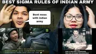 INDIAN ARMY TOP | BEST SIGMA rules ever | Pakistani Reaction