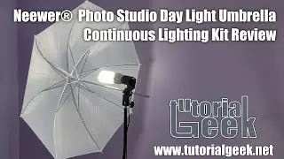 Neewer&reg; Photo Studio Day Light Umbrella Continuous Lighting Kit Review - Inexpensive Light Kit