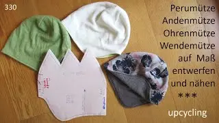 Peruanische M&uuml;tze n&auml;hen &ndash; upcycling #Video330