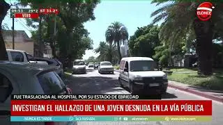 Encontraron a una mujer ebria y desnuda en calles Racedo y Perón - 31/12/25