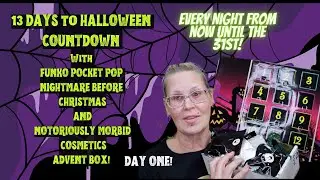 13 days to Halloween @NotoriouslyMorbid Advent Calendar Oct 19 & Funko Pocket Pop Unboxing