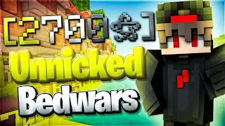 2700 STARS UNNICKED SOLO BEDWARS!