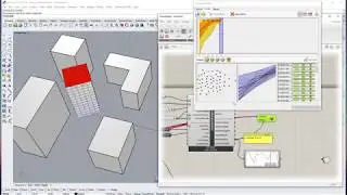 Building location Optimization using Galapagos and ladybug (example)