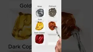 How Do Artists Make These STUNNING Metal Effects? #shorts #satisfying