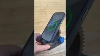 3d printed iphone wireless charger stand #3dprinting #phonestand #wireless