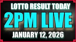 Lotto Result Today [January 12, 2026 2pm] Ez2 Swertres Pcso