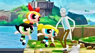 MultiVersus - Суперкрошки и Рик (Рик и Морти) Уникальные взаимодействия HD