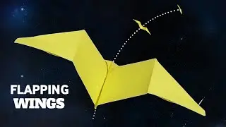 Paper Bird Plane with Flapping Wings | How to Make a Super Fast Paper Airplane &ndash; Easy Tutorial
