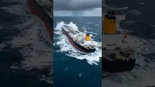 Crude oil tanker sinks at sea - what&rsquo;s next? #shipwreck #oilspill #viralshorts