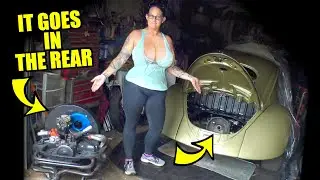 THE ENGINE! - 1956 Chop Top VW Beetle - 171