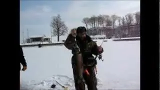 Erie Steelhead Ice Fishing