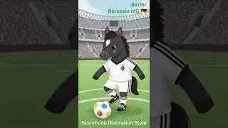Borussia M&ouml;nchengladbach&lsquo;s J&uuml;nter in 6 styles
