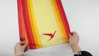 Orange Yellow Printed Scarf