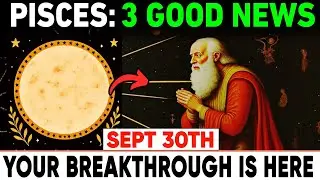 Рыбы ♓ 30 сентября 2025 г. 🌕✨ 3 ХОРОШИЕ НОВОСТИ, которые изменят ВСЁ! Нельзя игнорировать!