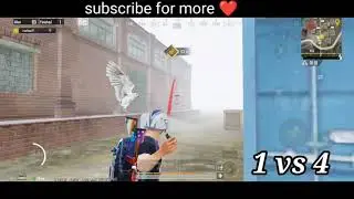 1 vs 4 🔥 | AKM Power#pubgmobile #pubgmobileindia
