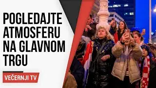 Pogledajte atmosferu na glavnom zagrebačkom trgu uoči dočeka rukometaša.