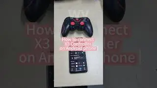 How to set up X3 controller to Android phone Shootingplus V3 #x3 #controller #tutorial #android