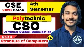 L-06 | Computer System Organisation (CSO)  4th Semester | Unit-1 Structure of Computers