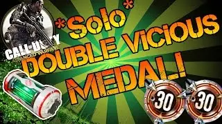 COD: Advanced Warfare ~ *SOLO* 'Double Vicious' MEDAL! 64 - 1! (Skilled-based matchmaking)?