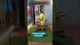 Footwork Agility Workout-6 #AthleticTraining #AthleticBody #SportsTrainingSpecialist #footworkdrills