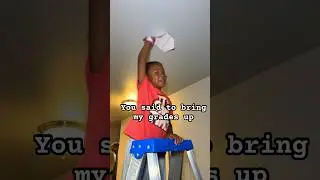 Why&rsquo;s your report card on the ceiling #funny #comedy #viral #shorts #parenting #familychannel