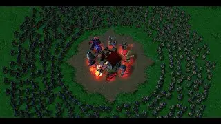 Tavern Heroes vs 500 Bandits | Warcraft 3