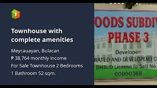 Townhouse with complete amenities