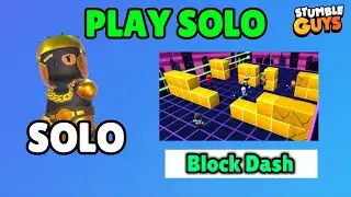 ✅COMO JUGAR BLOCK DASH SOLO EN STUMBLE GUYS!✅*nuevo bug* #stumbleguys