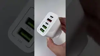 Powerful 65W Charger for 5 Devices! Fast Charging for Phones, Tablets & More