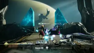 Destiny 2 King's Fall Raid on Master Difficulty - Oryx Boss Fight - Hands Off Challenge