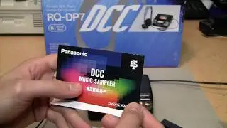 Panasonic RQ-DP7 portable DCC player unboxing & test